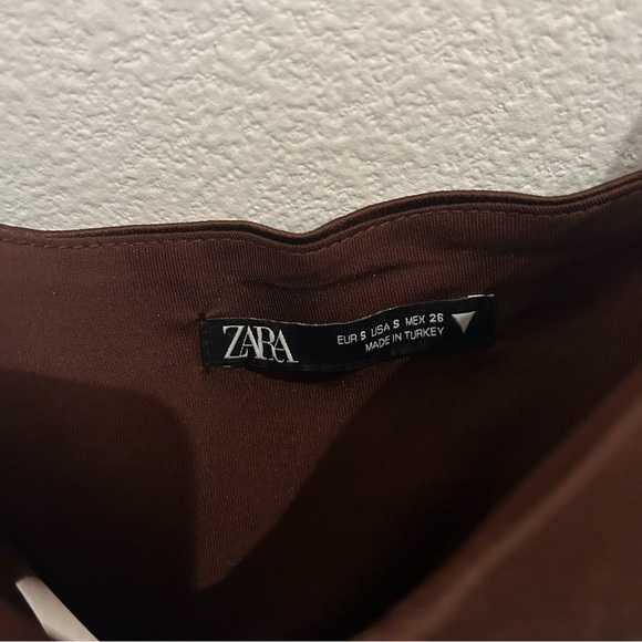 Zara Dark Brown Corset Tank Top - Picture 7 of 7